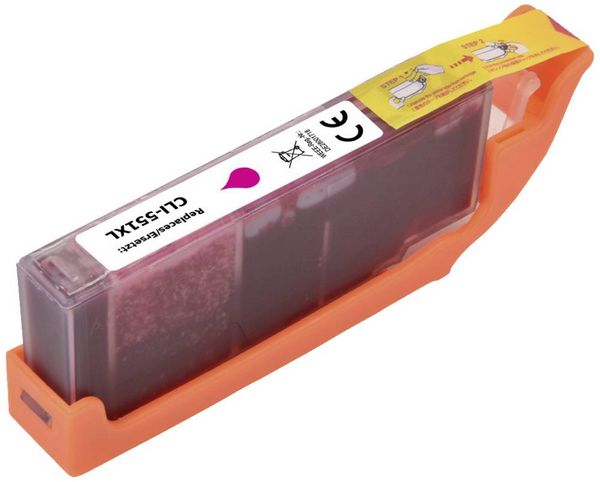 Produktbild: Renkforce Druckerpatrone ersetzt Canon CLI-551M XL Kompatibel Magenta RF-5655906