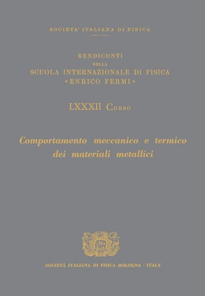 Produktbild: Mechanical and Thermal Behaviour of Metallic Materials