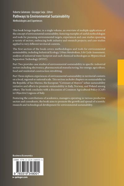 Produktbild: Pathways to Environmental Sustainability