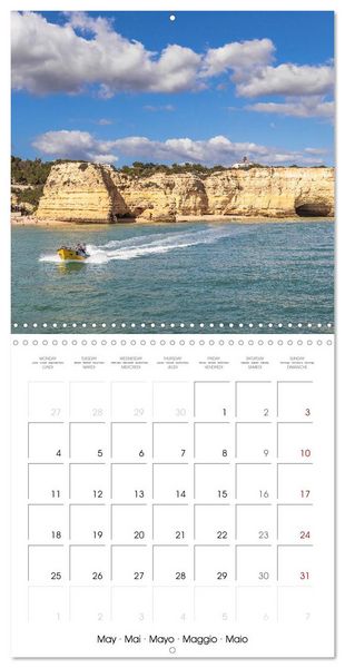 Produktbild: Algarve - Portugal's picturesque coastal landscapes (Wall Calendar 2026 12 &times; 12 Inch) CALVENDO 12 Month Wall Calendar