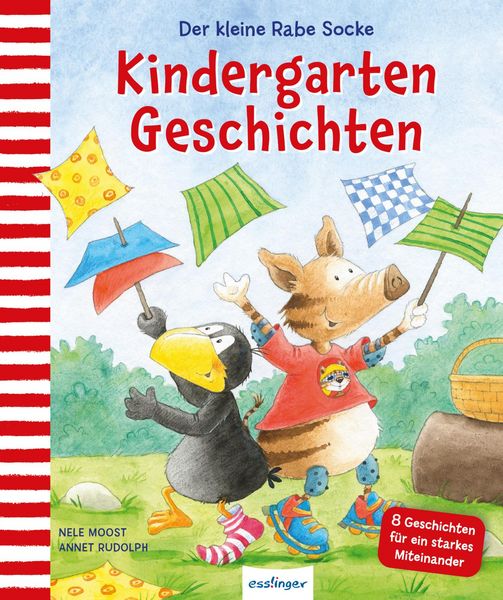 Der kleine Rabe Socke: Kindergarten-Geschichten, Gebundene Ausgabe von Nele Moost, Esslinger in der Thienemann-Esslinger Verlag GmbH, 9783480239894