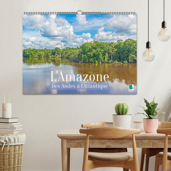 Produktbild: L'Amazone : des Andes &agrave; l'Atlantique (Calendrier mural 2027 DIN A2 vertical), CALVENDO calendrier mensuel