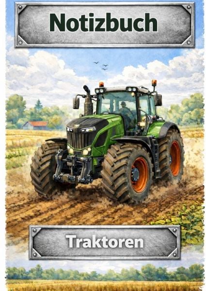 Produktbild: Notizbuch, Traktoren