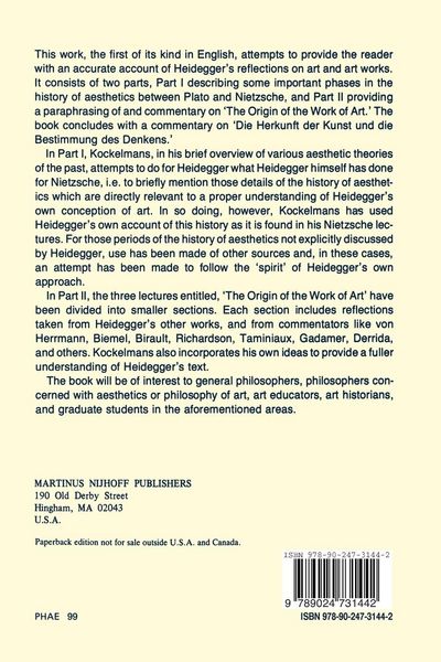 Produktbild: Heidegger on Art and Art Works