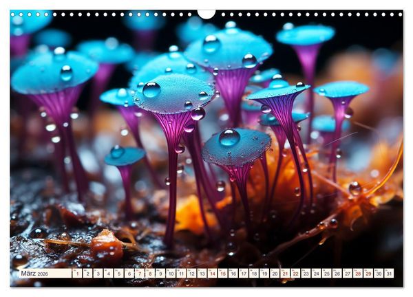 Produktbild: Wunderwelt Mikrokosmos (Wandkalender 2026 DIN A3 quer), CALVENDO Monatskalender