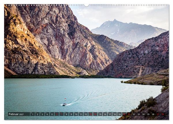 Produktbild: Auf der Seidenstra&szlig;e durch das Pamir-Gebirge (Wandkalender 2027 DIN A2 quer), CALVENDO Monatskalender
