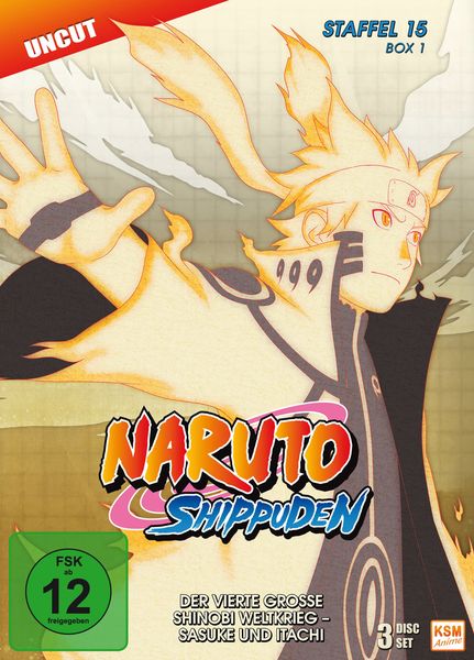 Produktbild: Naruto Shippuden - Staffel 15 - Box 1 - Uncut [3 DVDs]