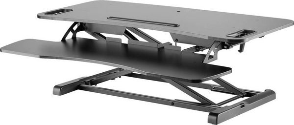 Digitus DA-90380-1 Sitz-Steh-Schreibtischaufsatz Höhen-Bereich: 100 bis 500mm Schwarz