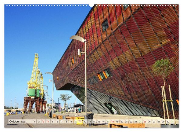Produktbild: Stettin - Bedeutende Hafenstadt in Polen (hochwertiger Premium Wandkalender 2026 DIN A2 quer), Kunstdruck in Hochglanz