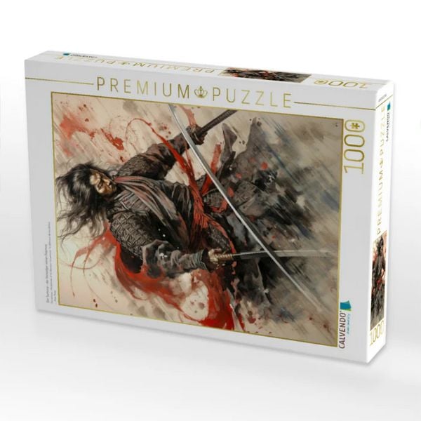 CALVENDO Puzzle Der Samurai - der Verteidger seines Daiymos | 1000 Teile Lege-Größe 64x48cm Foto-Puzzle für glückliche Stunden