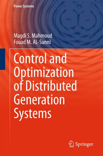 Produktbild: Control and Optimization of Distributed Generation Systems