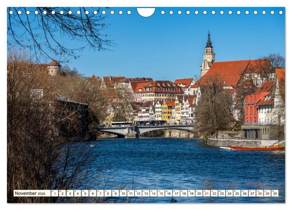 Produktbild: T&uuml;bingen - Schw&auml;bische Perle am Neckar (Wandkalender 2026 DIN A4 quer), CALVENDO Monatskalender