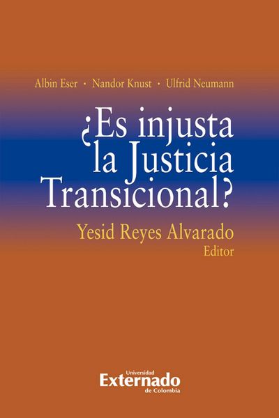 Produktbild: &iquest;Es injusta la Justicia Transicional?