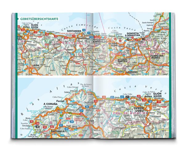 KOMPASS Wanderführer Jakobsweg Camino del Norte, 60 Touren