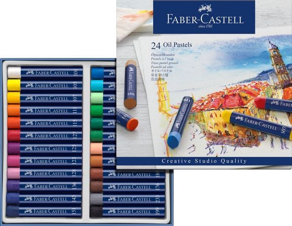 Produktbild: Faber-Castell &Ouml;lpastellkreiden, 24er Set