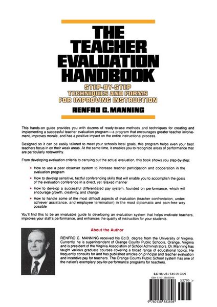 Produktbild: The Teacher Evaluation Handbook