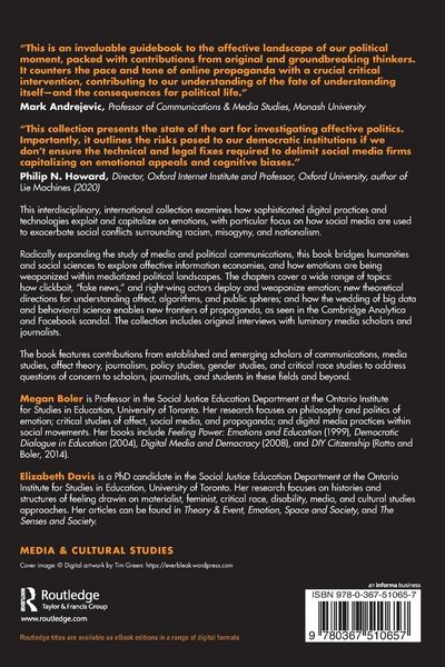 Produktbild: Affective Politics of Digital Media