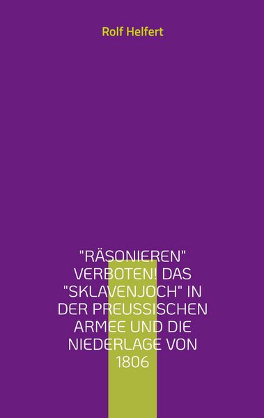 Produktbild: "R&auml;sonieren" verboten!