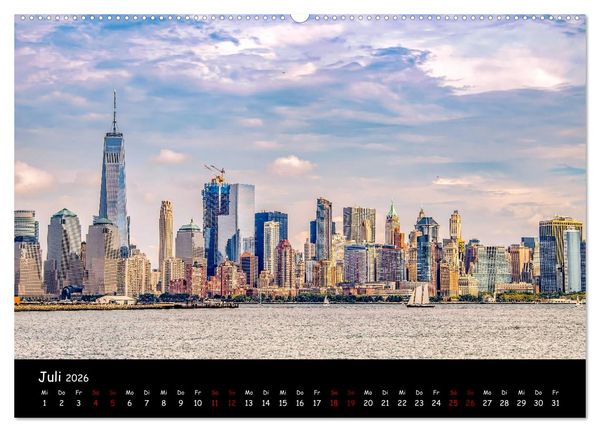 Produktbild: New York City - Impressionen (hochwertiger Premium Wandkalender 2026 DIN A2 quer), Kunstdruck in Hochglanz