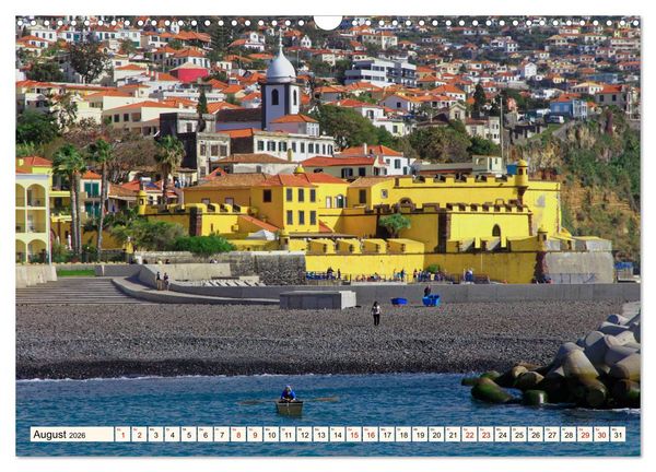 Produktbild: Funchal - Die Hauptstadt von Madeira (Wandkalender 2026 DIN A3 quer), CALVENDO Monatskalender