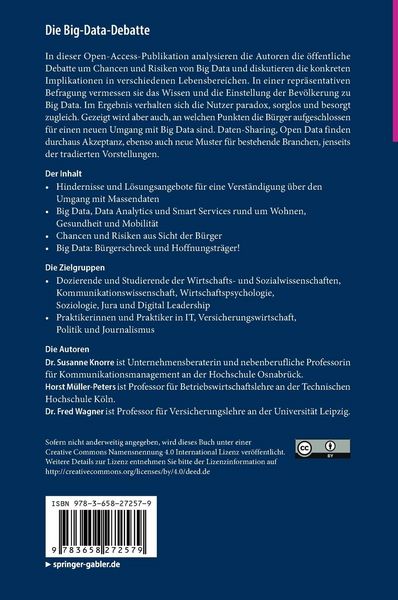 Produktbild: Die Big-Data-Debatte