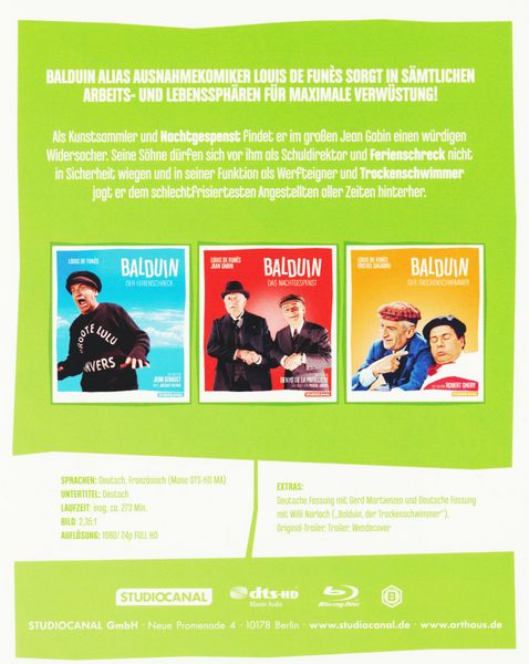 Produktbild: Louis de Funes - Baldiun Collection [3 BRs]