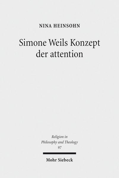 Produktbild: Simone Weils Konzept der attention