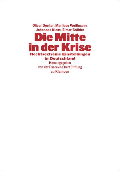 Produktbild: Die Mitte in der Krise