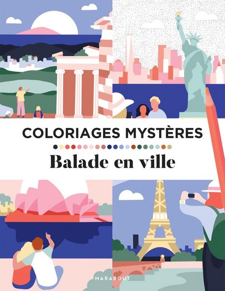 Produktbild: Balade en ville : coloriages myst&egrave;res
