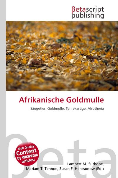 Produktbild: Afrikanische Goldmulle