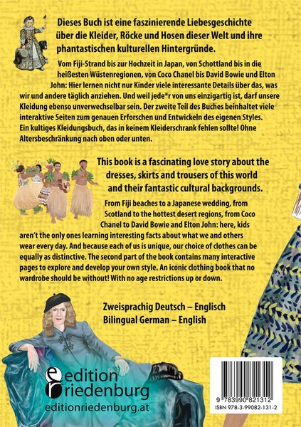 Produktbild: Kleider sind f&uuml;r alle da! Das Kinderbuch f&uuml;r eine kunterbunte Kleidungswahl, egal wer du bist. Dresses Are For Everyone! The children's book for a free and colorful choice of clothes, no matter who you are.
