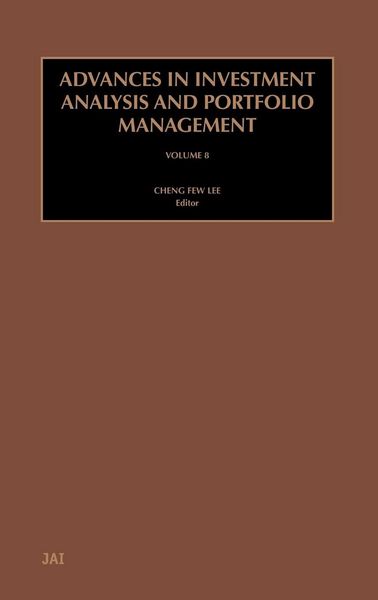 Produktbild: Advances in Investment Analysis and Portfolio Management