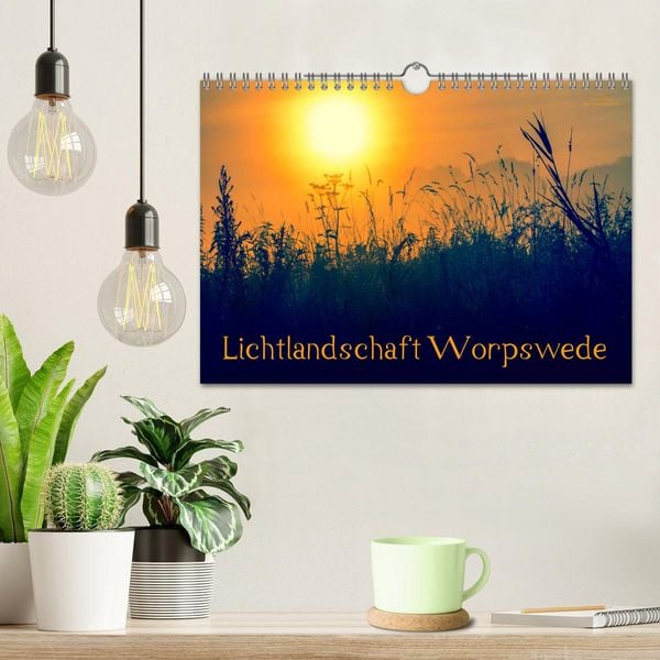 Produktbild: Lichtlandschaft Worpswede (Wandkalender 2026 DIN A4 quer), CALVENDO Monatskalender