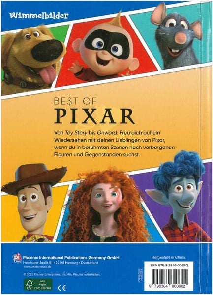 Produktbild: Wimmelbilder, Best of Pixar