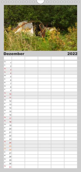 Produktbild: Familienplaner Rostende Legenden (Wandkalender 2022 , 21 cm x 45 cm, hoch)