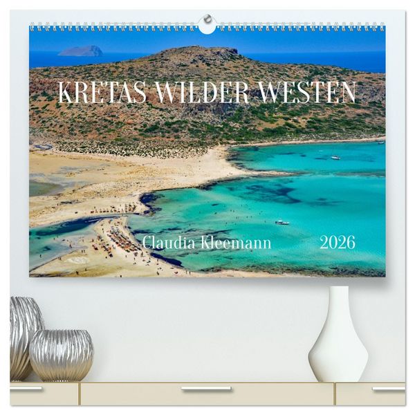 Produktbild: Kretas Wilder Westen (hochwertiger Premium Wandkalender 2026 DIN A2 quer), Kunstdruck in Hochglanz