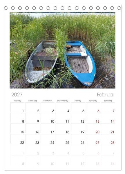 Produktbild: Tischplaner 2027 - Buckow - Perle der M&auml;rkischen Schweiz (A5 Tischkalender zum Aufstellen) CALVENDO