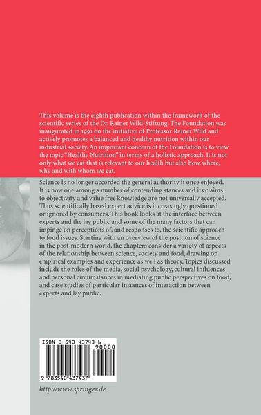 Produktbild: Food, Science and Society