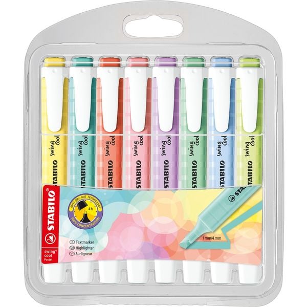 STABILO Textmarker swing cool Pastel
