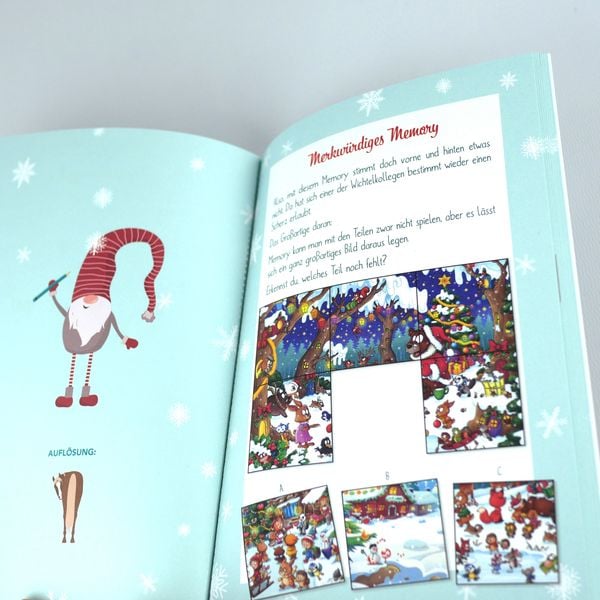 Produktbild: Heute zieht ein Wichtel bei uns ein &ndash; Weihnachtliche R&auml;tsel f&uuml;r die Adventszeit