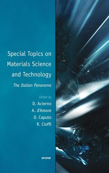 Produktbild: Special Topics on Materials Science and Technology - The Italian Panorama