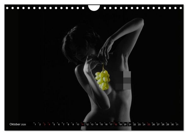 Produktbild: Fruit Nudes 2026 (Wandkalender 2026 DIN A4 quer), CALVENDO Monatskalender