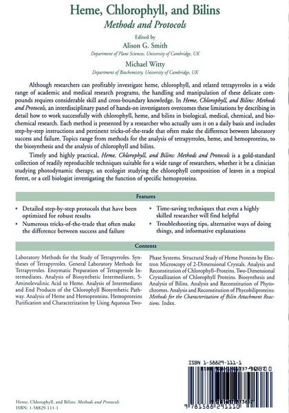 Produktbild: Heme, Chlorophyll, and Bilins