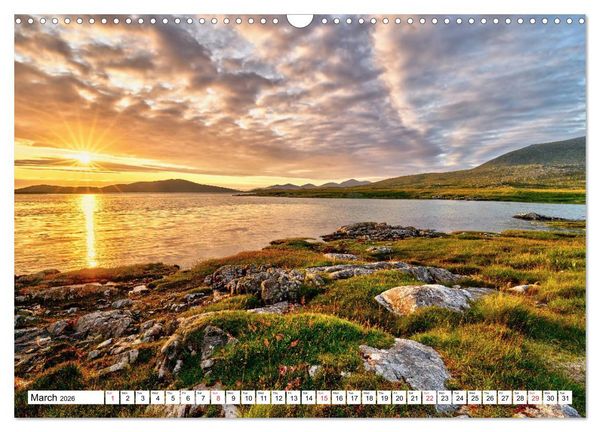 Produktbild: Outer Hebrides - Scotland Scottish dream beaches and landscapes (Wall Calendar 2026 DIN A3 landscape), CALVENDO 12 Month Wall Calendar