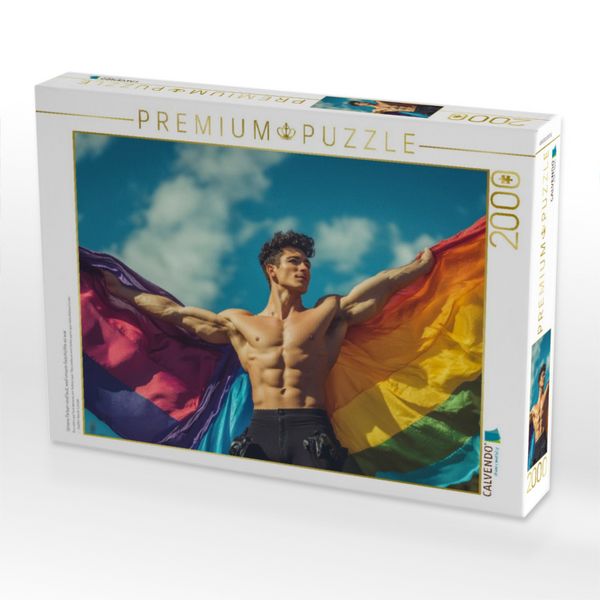 Produktbild: CALVENDO Puzzle Unsere Farben sind laut, weil unsere Geschichte es war | 2000 Teile Lege-Gr&ouml;&szlig;e 90x67cm Foto-Puzzle f&uuml;r gl&uuml;ckliche Stunden