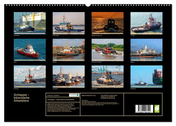 Produktbild: Schlepper - b&auml;renstarke Arbeitstiere (hochwertiger Premium Wandkalender 2026 DIN A2 quer), Kunstdruck in Hochglanz