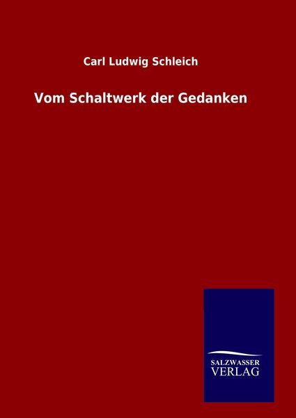 Produktbild: Vom Schaltwerk der Gedanken