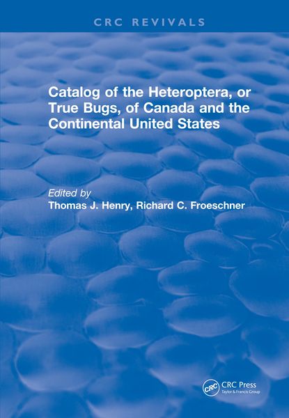 Produktbild: Catalog of the Heteroptera or True Bugs, of Canada and the Continental United States