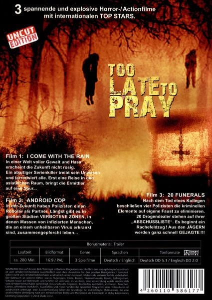 Produktbild: Too Late to Pray (Limited Edition)