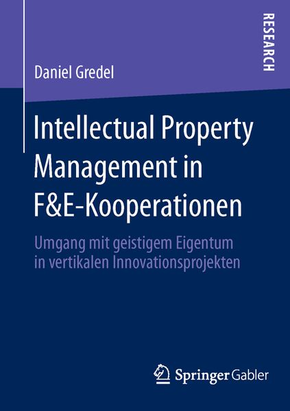 Produktbild: Intellectual Property Management in F&E-Kooperationen